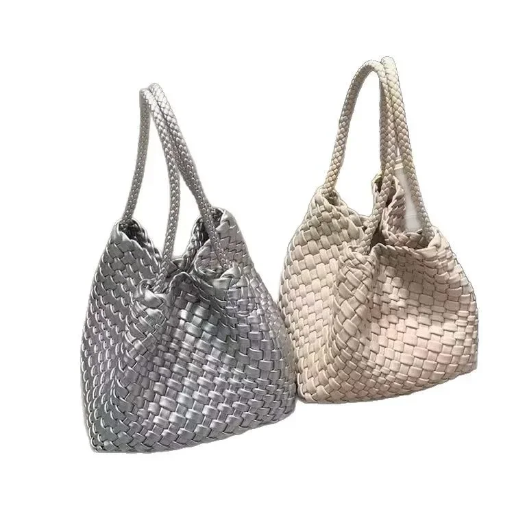 Sac panier pour femmes, nouveau petit sac à main polyvalent de précision sortante, sac à bandoulière doux en forme de seau de Style Vintage