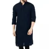 abaya robe à manches longues pour hommes, chemise islamique, caftan élégant, pakistanais, vêtements indiens, eid musulman, s 5xl