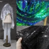 Tissu à paillettes pour décoration de fond de mariage, matériel de couture grillé, concepteur de vêtements, vente en gros