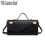 Sac noir enveloppe rouge cerise enveloppe rouge vin haut de gamme nouveau sac à main mode européenne et américaine motif de paume rabat orgue à main