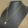collier ras du cou avec pendentif en perles blanches pour femme, bijoux de mariage élégants, tendance et à la mode, 216.239.