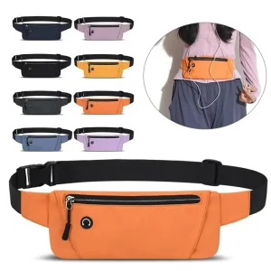 Sac de taille de course, pochette de ceinture de sport, sac pour téléphone portable, sac de taille léger pour hommes et femmes, sac de sport de gymnastique, sangle réglable