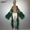 winyi moyen orient mode kimonos abaya dubaï luxe pour femme sexy dentelle cardigan tenues de plage plage couvrir maxi manteau caftan