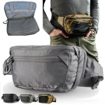 Sac de taille avec ceinture de pêche, avec sangle réglable, sac de poitrine, course en plein air, plate-forme de cyclisme, sport, randonnée, chasse, sac à dos