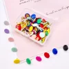 100 pièces couleur punaises décoratives multi fonctionnelles à tête plate punaises décoration murale punaises photo broche bureau école
