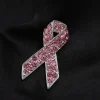 strass cristal noir ruban broche mélanome sensibilisation au cancer ruban funéraire badge broche épinglette cancer du sein