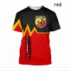 abarth hommes et femmes 3d imprimé t shirt été enfants haut harajuku vêtements de sport décontractés nom personnalisable t shirt