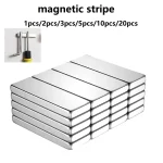 Aimants rectangulaires 60x10x3 mm, aimants à barre longue, aimants miniatures. Convient pour les aimants scientifiques, les bibliothèques d&rsquo;outils, les laboratoires