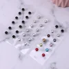12pcs safe hijab broche strong metal plating pleat perle hijab clip luxury accessoire sans trous