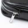 tendance élégant noir femmes taille jambe ceinture en cuir cool fille sac fanny pack pour randonnée en plein air moto Сумка muж...... jambe sac