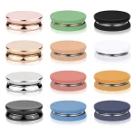 Épingles magnétiques colorées pour hijab, broche sans épingle, fermoir d&rsquo;écharpe, boutons, aimants de bain, 12 pièces