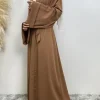 chog omenramadan simple open abaya pour femmes, dubaï, turquie, kaftan musulman pour femmes, kimono, robe modeste, caftan marocain, vêtements islamiques