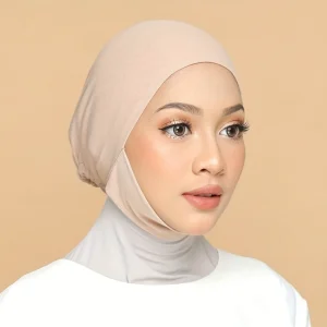 Turban artificiel astique Doux à Lacets pour Femme, Sous-Bonnet, Hijab Nikobservateur, Écharpe de Sauna