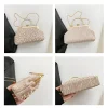pochette en perles pour femmes, sac à main de soirée, sac à bandoulière de mariée pour femmes, pochette de bal de mariage
