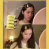 pinces à cheveux sans couture, 4 pièces/ensemble, barrette à frange latérale, maquillage, lavage du visage, accessoires pour femmes et filles, épingles à cheveux
