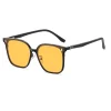 clip magnétique mode polarisé 2 en 1 montures de lunettes hommes femmes sur lunettes de soleil carré haute qualité rétro lunettes aimant clips