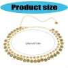 bohemian inspired metal taist chain vainage ajustement courrure ethnique réglable pour les accessoires d'usure d'usure