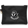 pochette de golf décontractée mode pochette brodée pu étanche grande capacité enveloppe pochette accessoires de golf motif diable