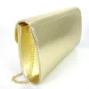 sac de soirée design de luxe pour femmes, pochette de jour pour dames, sac à main enveloppe, pochette quotidienne pour fête de mariage, sacs à bandoulière avec chaîne dorée scintillante
