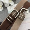 ceinture fine en cuir véritable pour femmes, avec décor de boucle argentée, à la mode et polyvalente pour les jeans en denim, conception sans poche