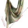 Écharpe hijab tissée aquarelle, en coton respirant, imprimé modal, écharpe islamique légère et douce pour femmes, châle de protection solaire