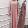 robe longue à capuche pour femme musulmane, vêtement de prière, abaya, niqab, jilbab islamique, tiens imar, ramadan, ensemble 2 pièces