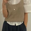 collier avec pendentif en forme de larme en métal lisse pour femmes, bijoux modernes, design simple et délicat, cadeau de fête, livraison directe