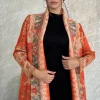 abayas pour femmes miyake plissé nouvelle haute qualité femmes robe cardigan ample allongé cravate conception de luxe abaya 2025 été nouveau
