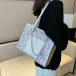 JOinitiated Pearl Sac à main pour femme, grande capacité, sacs fourre-tout pour femme, sacs à main décontractés pour femme, sac à main à fermeture éclair sous les bras, mode de luxe
