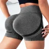 leggings de yoga europe et États unis sans couture haute élastique taille haute séchage rapide loisirs sport vêtements de yoga shorts pour femmes