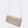 sac de soirée sac de dîner femme sac élégant luxueux brillant argent pochette longue chaîne sac à bandoulière sac à main pour cadeau de fille