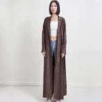 2025 dernières conceptions Abaya tissu Polyester plissé Abaya pour femmes décontracté haute qualité Abaya