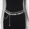 bohemian inspired metal taist chain vainage ajustement courrure ethnique réglable pour les accessoires d'usure d'usure