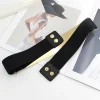unique argent tout match miroir ceinture réglable ceinture élastique en métal cummerbunds élastiques femmes ceinture taille corset ceintures