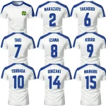 T-shirts de sport pour hommes, maillot de dessin animé Captain Tsubasa, haut personnalisé, ample, pour hommes et femmes, vêtements de sport à séchage rapide, tenue pour adolescents