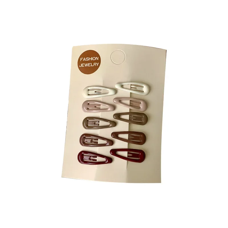 10 pièces/sac filles Mini pinces à cheveux épingles à cheveux BB épingles à cheveux Barrettes en métal colorées pour bébé enfants femmes filles accessoires de style