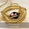 sacs à main tissés à la main pour femmes, pochette de soirée, ulnouée, tressé, hobo, argent, créateur de luxe, marque, nouveau, 2025