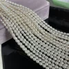perle d'eau douce 100% naturelle en forme de riz aaa, haute qualité, blanc, violet, rose, bijoux, bricolage, collier, boucles d'oreilles, accessoires