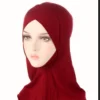 2024 musulman stretch turban casquette couverture complète intérieur hijab casquettes islamique sous écharpe bonnet solide modal sous écharpe casquettes turbante mujer