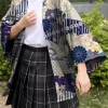 kimono traditionnel japonais confortable et respirant pour femme, vêtement imprimé de style traditionnel, cardigan d'Été