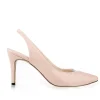 sandales pour femmes, escarpins sexy, talons hauts de 8cm, bout pointu, slingback transparent, chaussures de fête de mariage, élégantes, grande taille 42