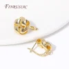 chimearrings fil d'oreille rond en métal plaqué or 18 carats pour femme, crochets de fixation de boucle d'oreille, bijoux de bricolage, accessoires de direction