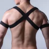 harnais de chaîne pour hommes, chaîne de bondage de poitrine pour adultes, ceinture de lingerie gay élastique noire, vêtements sexuels, vêtements de club érotiques, jouet sexuel cosplay