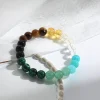 Bracelet de perles pour femmes et hommes, attirer l&rsquo;argent, la richesse, la santé, pierre naturelle, bijoux à la mode, cadeau, Protection contre la terre énergétique, tendance