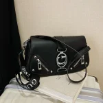 Sac à bandoulière en cuir Chic pour femmes, sac à main de styliste, fourre-tout élégant pour dames de luxe