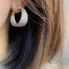 boucles d'oreilles multicouches pour femmes, nouvelle tendance, design unique, élégant, délicat, rétro, exagéré, bijoux, cadeaux de fête, vente en gros