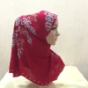 foulard hijab musulman de haute qualité h102, écharpe islamique à enfiler avec des biscuits, cadeau pour ramadhan