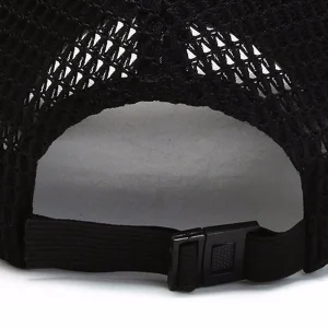 Hommes noir Sport chapeaux casquettes de Baseball respirant unisexe maille casquette Snapback chapeaux Sport décontracté chapeaux casquette pêche casquettes de Baseball