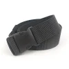 ceinture tressée en nylon pour hommes et femmes, 125cm, 2.5 larges, réglable, taille de voyage en plein air, avec boucle en plastique, pour pantalons d'extérieur