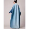 abaya robe grande taille pour femme robe islamique formelle modeste miyake plissée grand cardigan extensible pour les festivals traditionnels de l'eid